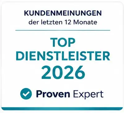 ProvenExpert Top Dienstleister 2026