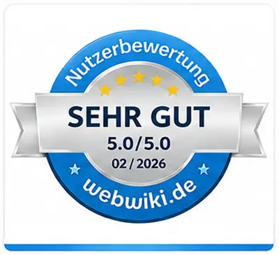 WebWiki.de - Nutzerbewertungen Sehr Gut 2026